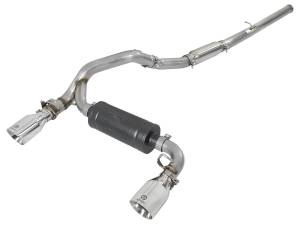 aFe Power Takeda 3 IN 304 Stainless Steel Cat-Back Exhaust System w/ Polished Tip Ford Focus RS 16-18 L4-2.3L (t) - 49-33103-P