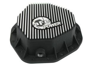 aFe Power - aFe Power Pro Series Rear Differential Cover Kit Black w/ Machined Fins & Gear Oil Dodge Diesel Trucks 03-05 L6-5.9L (td) - 46-70092-WL - Image 2