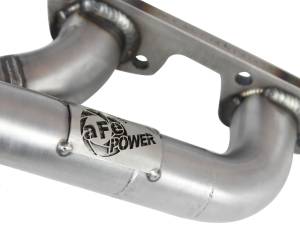 aFe Power - aFe Power Twisted Steel 409 Stainless Steel Shorty Header Jeep Wrangler (JK) 07-11 V6-3.8L - 48-48023 - Image 5