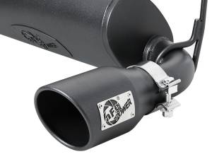 aFe Power - aFe Power Rebel Series 2-1/2 IN 409 Stainless Steel Cat-Back Exhaust w/ Black Tip Jeep Wrangler (JL) 18-23 V6-3.6L - 49-48076-B - Image 2