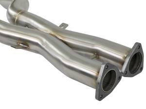 aFe Power - aFe Power MACH Force-Xp 2-1/2 in 304 Stainless Steel Cat-Back Exhaust w/Polished Tips BMW Z4 M (E85/86) 06-08 L6-3.2L S54 - 49-36339-P - Image 3