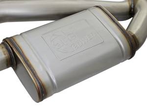aFe Power - aFe Power MACH Force-Xp 3 IN 304 Stainless Steel Axle-Back Exhaust System w/Black Tip Chevrolet Camaro SS 16-23 V8-6.2L (sc) M/T - 49-34068-B - Image 5