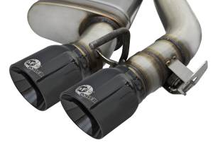 aFe Power - aFe Power MACH Force-Xp 3 IN 304 Stainless Steel Axle-Back Exhaust System w/Black Tip Chevrolet Camaro SS 16-23 V8-6.2L (sc) M/T - 49-34068-B - Image 6