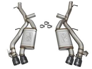 aFe Power - aFe Power MACH Force-Xp 3 IN 304 Stainless Steel Axle-Back Exhaust System w/Black Tip Chevrolet Camaro SS 16-23 V8-6.2L (sc) M/T - 49-34068-B - Image 8