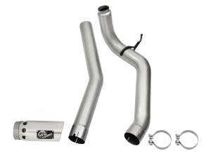 aFe Power - aFe Power Large Bore-HD 4 IN DPF-Back Stainless Steel Exhaust System w/Polished Tip Nissan Titan XD 16-19 V8-5.0L (td) - 49-46113-P - Image 7