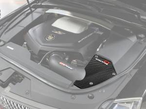 aFe Power - aFe Power Momentum GT Carbon Fiber Intake System Air Box Cover Cadillac CTS-V 09-15 V8-6.2L (sc) - 54-74207-CV - Image 3