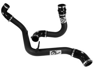 Forced Induction - Intercooler Hoses & Pipes - aFe Power - aFe Power BladeRunner 2-1/2 IN Aluminum Hot and Cold Charge Pipe Kit Black Ford Focus ST 13-18 L4-2.0L (t) - 46-20184-B
