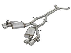 aFe Power MACH Force-Xp 3 IN 304 Stainless Steel Cat-Back Exhaust System w/Polished Tip Chevrolet Camaro SS 16-23 V8-6.2L (sc) M/T - 49-34069-P