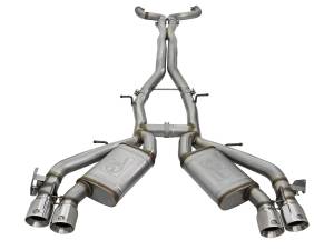 aFe Power - aFe Power MACH Force-Xp 3 IN 304 Stainless Steel Cat-Back Exhaust System w/Polished Tip Chevrolet Camaro SS 16-23 V8-6.2L (sc) M/T - 49-34069-P - Image 2