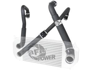 aFe Power BladeRunner Aluminum Hot and Cold Charge Pipe Kit Black Ford F-150 15-19 V6-2.7L (tt) - 46-20204-B