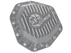 aFe Power - aFe Power Street Series Rear Differential Cover Raw w/ Machined Fins  Ford Diesel Trucks 17-23 V8-6.7L (td) (Dana M275-14) - 46-70350 - Image 2