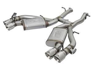 aFe Power MACH Force-Xp 3 IN 304 Stainless Steel Axle-Back Exhaust System w/Polished Tip Chevrolet Camaro SS 16-23 V8-6.2L (sc) M/T - 49-34068-P