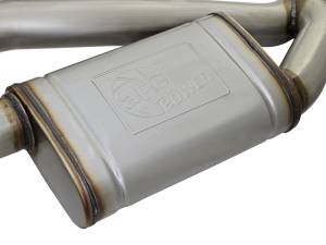 aFe Power - aFe Power MACH Force-Xp 3 IN 304 Stainless Steel Axle-Back Exhaust System w/Polished Tip Chevrolet Camaro SS 16-23 V8-6.2L (sc) M/T - 49-34068-P - Image 5