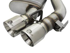 aFe Power - aFe Power MACH Force-Xp 3 IN 304 Stainless Steel Axle-Back Exhaust System w/Polished Tip Chevrolet Camaro SS 16-23 V8-6.2L (sc) M/T - 49-34068-P - Image 6