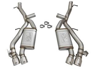 aFe Power - aFe Power MACH Force-Xp 3 IN 304 Stainless Steel Axle-Back Exhaust System w/Polished Tip Chevrolet Camaro SS 16-23 V8-6.2L (sc) M/T - 49-34068-P - Image 8