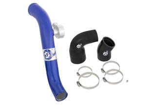 aFe Power - aFe Power BladeRunner 2-1/2 IN Aluminum Hot Charge Pipe Blue Ford Mustang 15-23 L4-2.3L (t) - 46-20258-L - Image 2