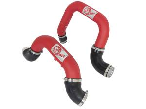 Forced Induction - Intercooler Hoses & Pipes - aFe Power - aFe Power BladeRunner 2-1/2 IN & 3 IN Aluminum Hot and Cold Charge Pipe Kit Red GM Colorado/Canyon 16-22 L4-2.8L (td) LWN - 46-20264-R