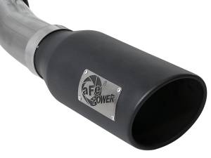 aFe Power - aFe Power Large Bore-HD 4 IN 409 Stainless Steel Turbo-Back Exhaust System w/ Black Tip Ford Excursion 00-03 V8-7.3L (td) - 49-43008-B - Image 2