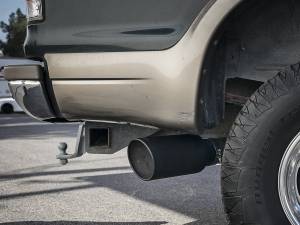 aFe Power - aFe Power Large Bore-HD 4 IN 409 Stainless Steel Turbo-Back Exhaust System w/ Black Tip Ford Excursion 00-03 V8-7.3L (td) - 49-43008-B - Image 6