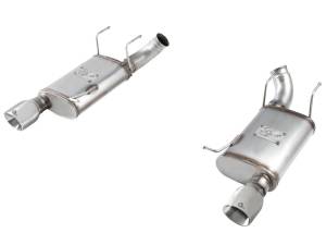 aFe Power - aFe Power MACH Force-Xp 3 IN 409 Stainless Steel Axle-Back Exhaust System w/Polished Tip Ford Mustang GT 11-14 V8-5.0L - 49-43052-P - Image 1