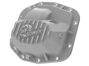 aFe Power Street Series Front Differential Cover Raw w/ Machined Fins Jeep Wrangler (JL) 18-23 L4-2.0L (t)/ V6-3.6L (Dana M186) - 46-71010A