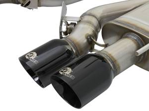 aFe Power - aFe Power MACH Force-Xp 3 IN 304 Stainless Steel Cat-Back Exhaust System w/ Black Tip Cadillac ATS-V 16-19 V6-3.6L (tt) - 49-34078-B - Image 2