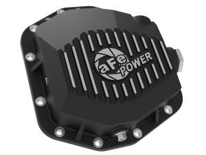 aFe Power - aFe Power Pro Series Rear Differential Cover Black w/ Machined Fins Jeep Wrangler (JL) 18-24 L4-2.0L (t)/ V6-3.6L (Dana M220) - 46-71000B - Image 2