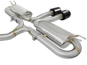 aFe Power - aFe Power Takeda 3 IN 304 Stainless Steel Cat-Back Exhaust System w/ Black Tips Honda Civic Si Sedan 17-20 L4-1.5L (t) - 49-36621-B - Image 3
