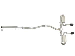 aFe Power - aFe Power Takeda 3 IN 304 Stainless Steel Cat-Back Exhaust System w/ Black Tips Honda Civic Si Sedan 17-20 L4-1.5L (t) - 49-36621-B - Image 5