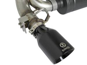 aFe Power - aFe Power Takeda 3 IN 304 Stainless Steel Axle-Back Exhaust System w/ Black Tip Ford Focus RS 16-18 L4-2.3L (t) - 49-33104-B - Image 2