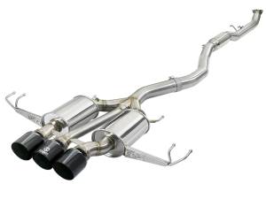 aFe Power Takeda 3 IN 304 Stainless Steel Cat-Back Exhaust System w/ Black Tips Honda Civic Type R 17-21 L4-2.0L (t) - 49-36623-B
