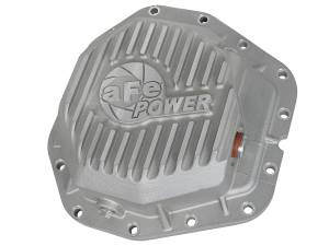 aFe Power - aFe Power Street Series Rear Differential Cover Black w/ Machined Fins w/ Gear Oil Ford Diesel Trucks 17-23 V8-6.7L (td) (Dana M300-14) - 46-70380 - Image 1
