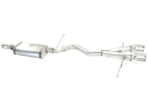 aFe Power - aFe Power MACH Force-Xp 2-1/2 in 304 Stainless Steel Cat-Back Exhaust w/Polished Tip Volkswagen R32 2008 V6-3.2L MKV - 49-36408-P - Image 3