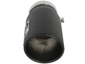 aFe Power - aFe Power MACH Force-Xp 409 Stainless Steel Clamp-on Exhaust Tip Black 4 IN Inlet x 5 IN Outlet x 12 IN L - 49T40501-B12 - Image 2