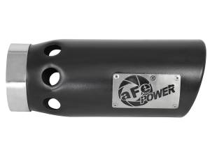 aFe Power - aFe Power MACH Force-Xp 409 Stainless Steel Clamp-on Exhaust Tip Black - Right - Exit 4 IN Inlet x 5 IN Outlet x 12 IN L - 49T40501-B121 - Image 3
