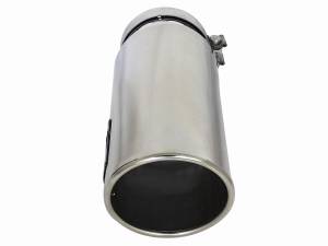 aFe Power - aFe Power MACH Force-Xp 304 Stainless Steel Intercooled Clamp-on Exhaust Tip Polished 5 IN Inlet x 6 IN Outlet x 16 IN L - 49T50601-P161 - Image 2