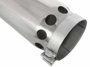 aFe Power - aFe Power MACH Force-Xp 304 Stainless Steel Intercooled Clamp-on Exhaust Tip Polished 5 IN Inlet x 6 IN Outlet x 16 IN L - 49T50601-P161 - Image 4