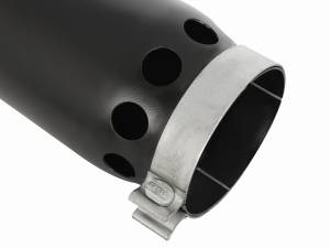 aFe Power - aFe Power MACH Force-Xp 409 Stainless Steel Clamp-on Exhaust Tip Black - Right - Exit 5 IN Inlet x 6 IN Outlet x 16 IN L - 49T50601-B161 - Image 4