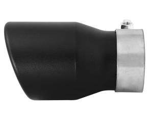 aFe Power - aFe Power MACH Force-Xp 409 Stainless Steel Clamp-on Exhaust Tip Black 2-1/2 IN Inlet x 3-1/2 IN Outlet x 6 IN L - 49T25354-B06 - Image 2
