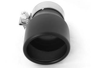 aFe Power - aFe Power MACH Force-Xp 409 Stainless Steel Clamp-on Exhaust Tip Black 2-1/2 IN Inlet x 3-1/2 IN Outlet x 6 IN L - 49T25354-B06 - Image 3