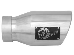 aFe Power - aFe Power MACH Force-Xp 304 Stainless Steel Clamp-on Exhaust Tip Polished 3 IN Inlet x 4-1/2 IN Outlet x 9 IN L - 49T30451-P09 - Image 2