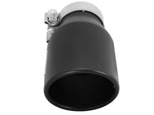 aFe Power - aFe Power MACH Force-Xp 409 Stainless Steel Clamp-on Exhaust Tip Black 3 IN Inlet x 4-1/2 IN Outlet x 9 IN L - 49T30451-B09 - Image 3