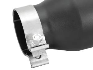 aFe Power - aFe Power MACH Force-Xp 409 Stainless Steel Clamp-on Exhaust Tip Black 3 IN Inlet x 4-1/2 IN Outlet x 9 IN L - 49T30451-B09 - Image 4