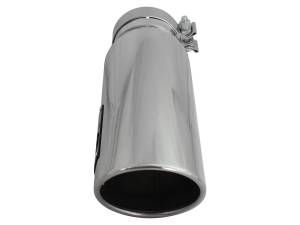 aFe Power - aFe Power MACH Force-Xp 409 Stainless Steel Clamp-on Exhaust Tip Polished 4 IN Inlet x 5 IN Outlet x 15 IN L - 49T40501-P15 - Image 3