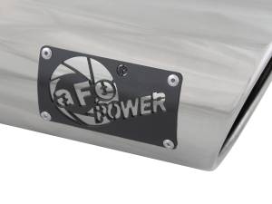 aFe Power - aFe Power MACH Force-Xp 409 Stainless Steel Clamp-on Exhaust Tip Polished 4 IN Inlet x 5 IN Outlet x 15 IN L - 49T40501-P15 - Image 5