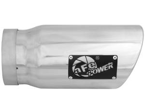 aFe Power - aFe Power MACH Force-Xp 304 Stainless Steel Clamp-on Exhaust Tip Polished 5 IN Inlet x 6 IN Outlet x 12 IN L - 49T50601-P12 - Image 2
