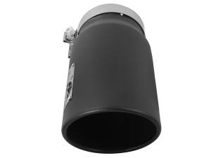 aFe Power - aFe Power MACH Force-Xp 409 Stainless Steel Clamp-on Exhaust Tip Black 5 IN Inlet x 6 IN Outlet x 12 IN L - 49T50601-B12 - Image 3