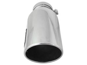 aFe Power - aFe Power MACH Force-Xp 304 Stainless Steel Clamp-on Exhaust Tip Polished 4 IN Inlet x 6 IN Outlet x 15 IN L - 49T40606-P15 - Image 3