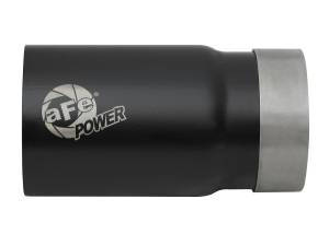 aFe Power - aFe Power MACH Force-Xp Stainless Steel Clamp-on Exhaust Tip Black - Right - Exit 3-1/2 IN Inlet x 4 IN Outlet x 7 IN L - 49T35404-B07 - Image 2