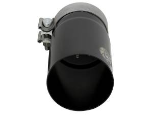 aFe Power - aFe Power MACH Force-Xp Stainless Steel Clamp-on Exhaust Tip Black - Right - Exit 3-1/2 IN Inlet x 4 IN Outlet x 7 IN L - 49T35404-B07 - Image 3